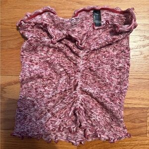 Urban outfitters ruffle hem Tube Top